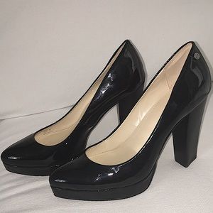 Calvin Klein block high heels